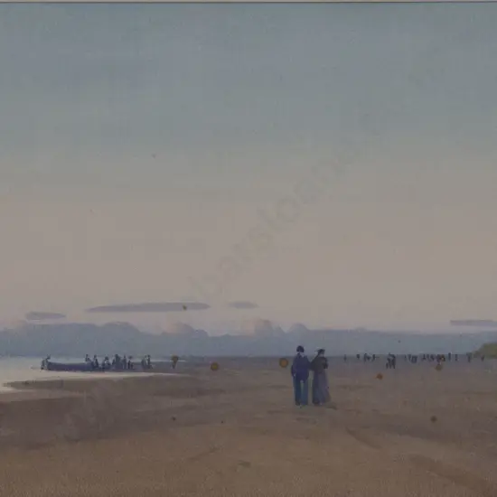 Nugent Welch (1881-1970) - Figures on a Beach (a/f)
