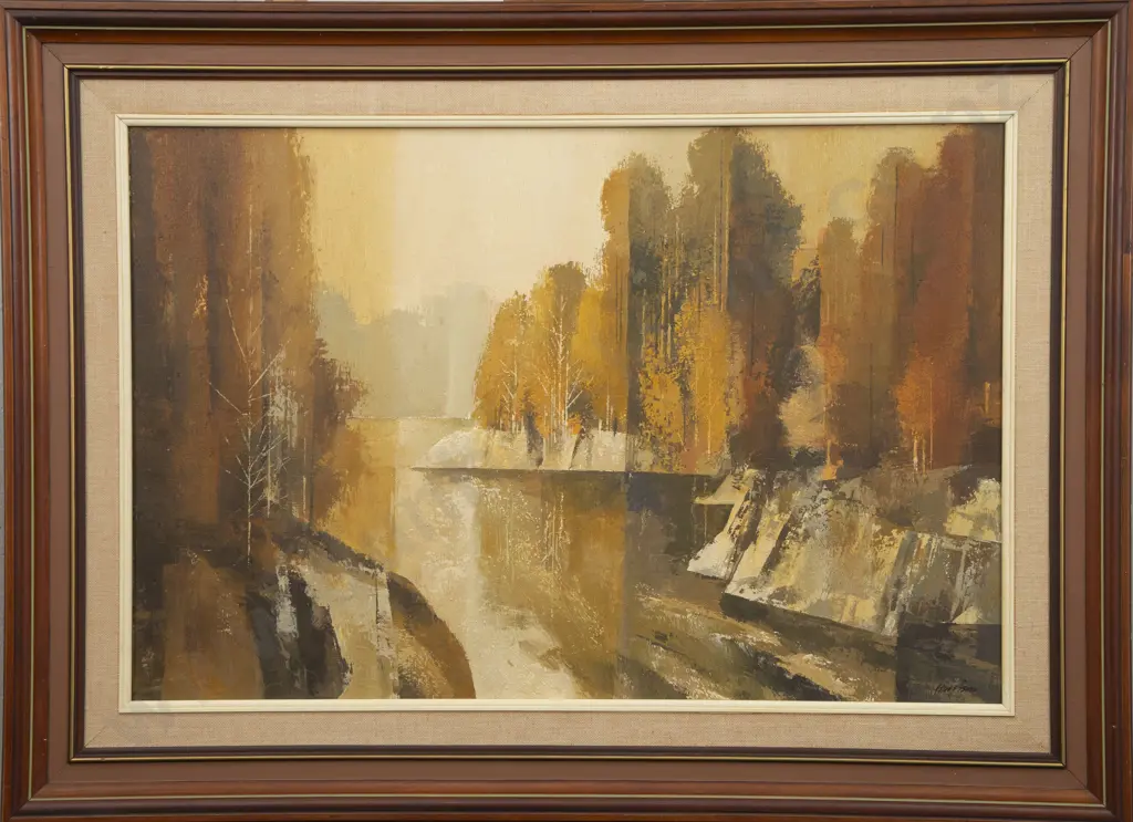 Rodger Harrison (b 1931) - Autumn Landscape Image 1++
