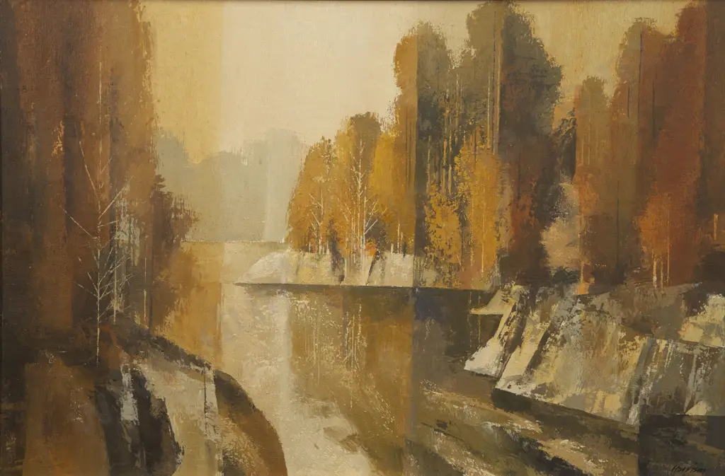 Rodger Harrison (b 1931) - Autumn Landscape Image 1++