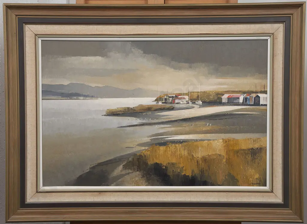 Rodger Harrison (b 1931) - Sunshine After Rain Hutt River Estuary Image 1++