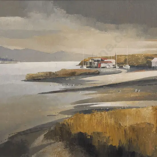 Rodger Harrison (b 1931) - Sunshine After Rain Hutt River Estuary