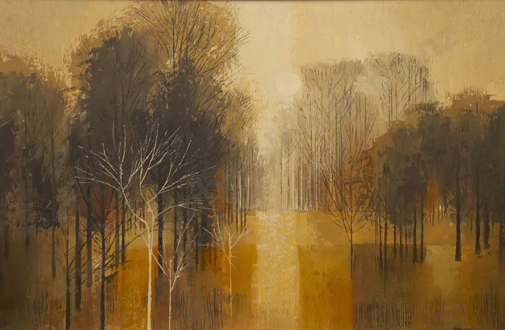 Rodger Harrison (b 1931) - Autumn Trees Image 1++