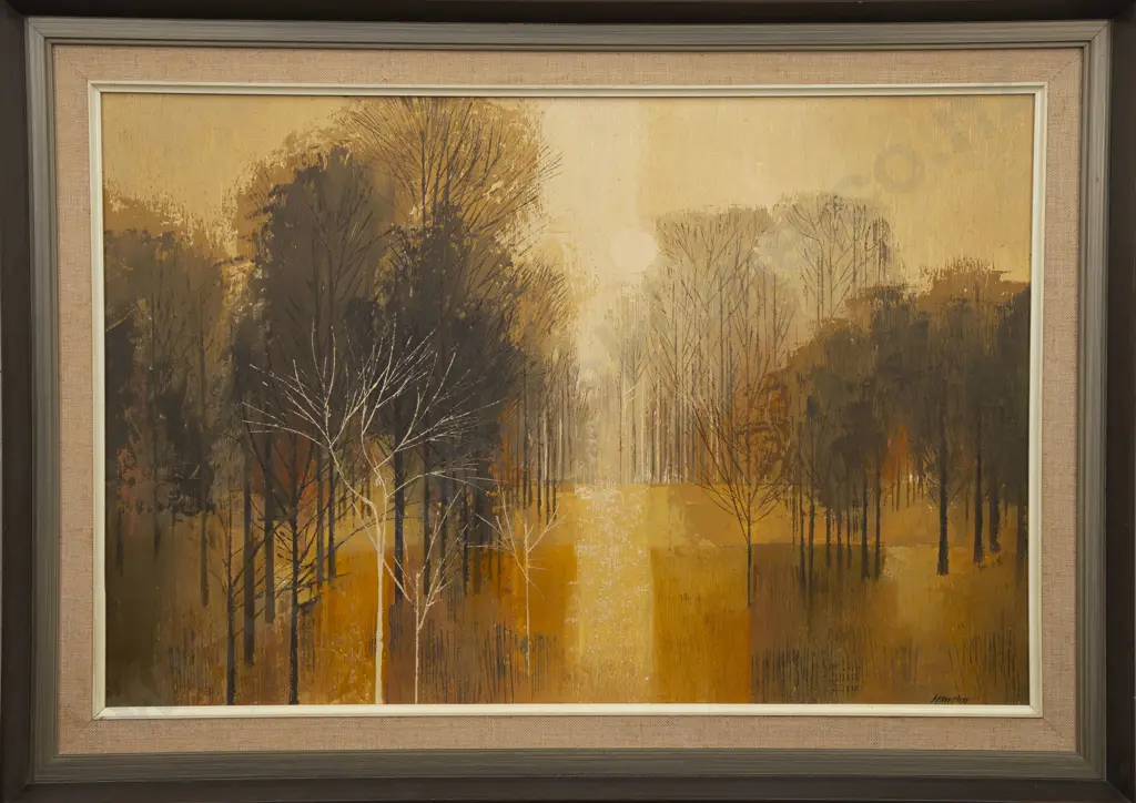 Rodger Harrison (b 1931) - Autumn Trees Image 1++