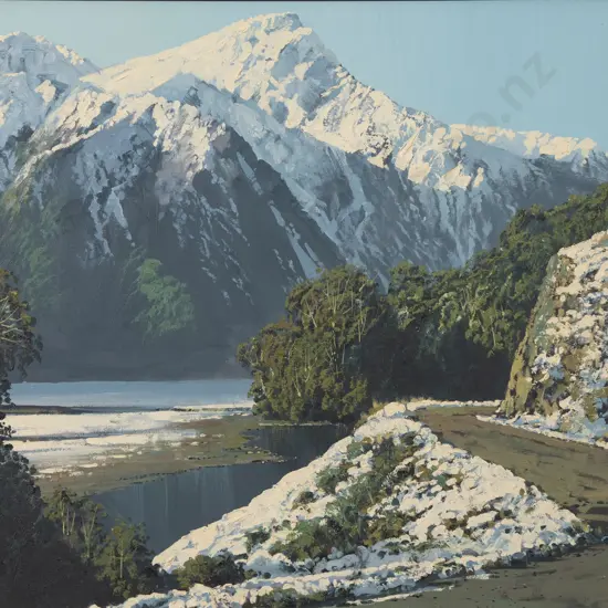 Graham Brinsley (b. 1963) - Haast Pass Winter