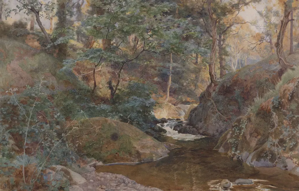 Samuel Towers (1862–1943) - River Scene Image 1++
