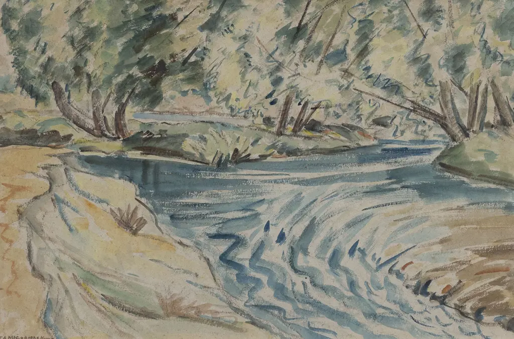 T A McCormack (1883 - 1973) - Summer Landscape Image 1++