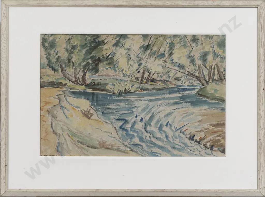 T A McCormack (1883 - 1973) - Summer Landscape Image 1++
