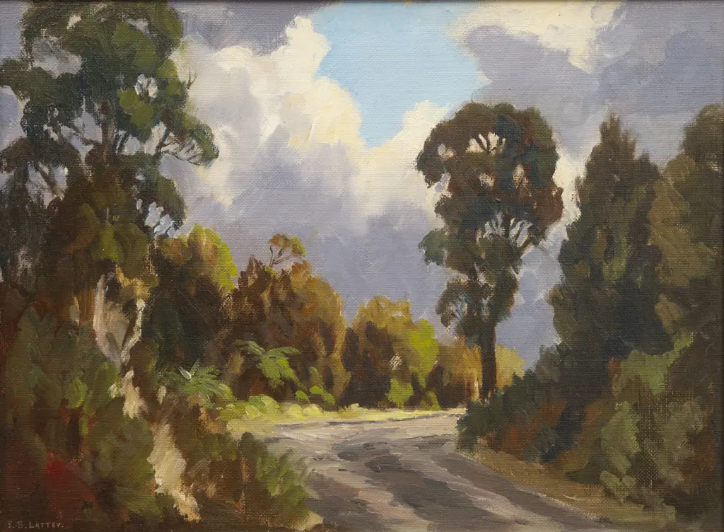E B Lattey (1899 - 1986) - "Kimberly Road" Image 1++