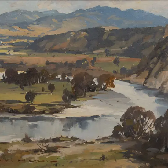 John Crump (b 1943) - Morison's Bush & The Ruamahanga