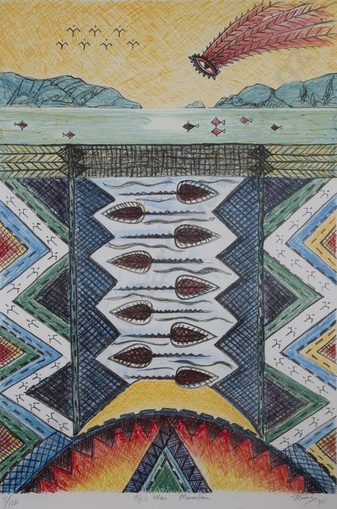 Fatu Feu'u (b 1946) - Afio Mai Manukau Image 1++