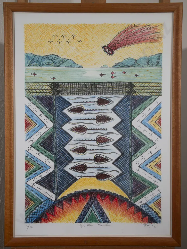 Fatu Feu'u (b 1946) - Afio Mai Manukau Image 1++