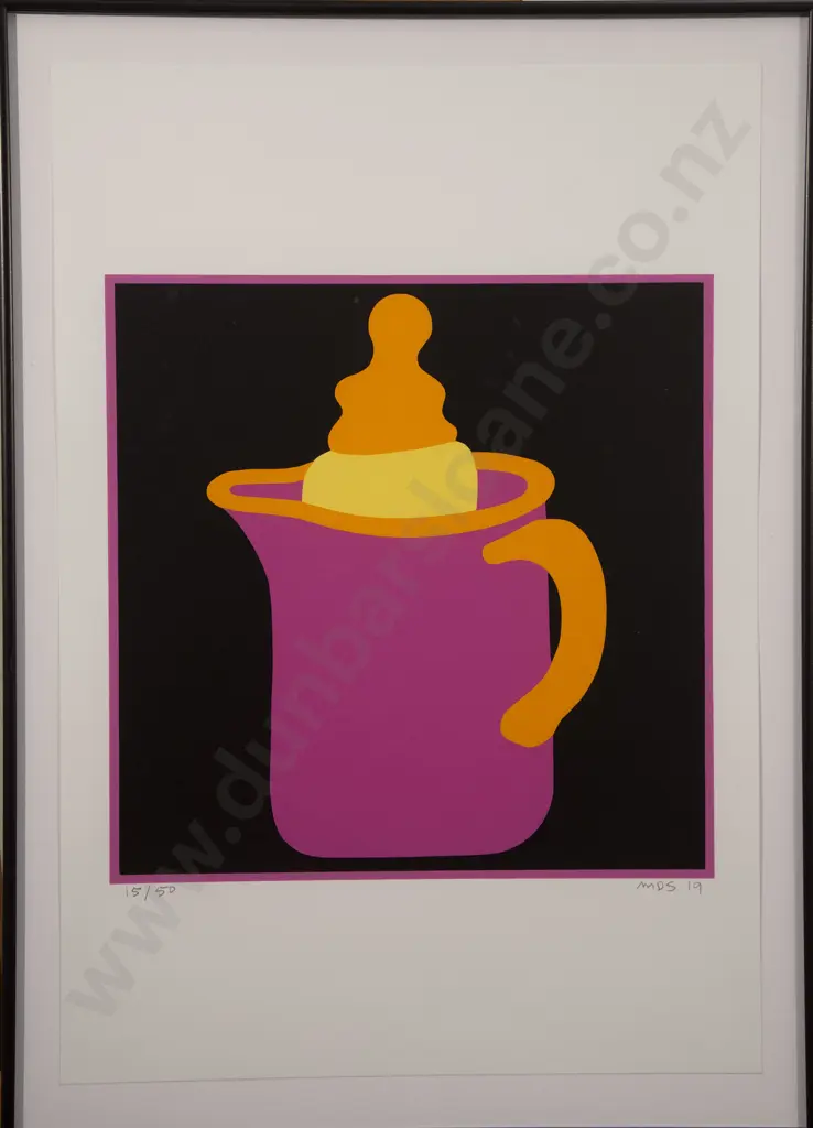 Michael Smither (b 1939) - Baby Bottle In Pink Jug Image 1++