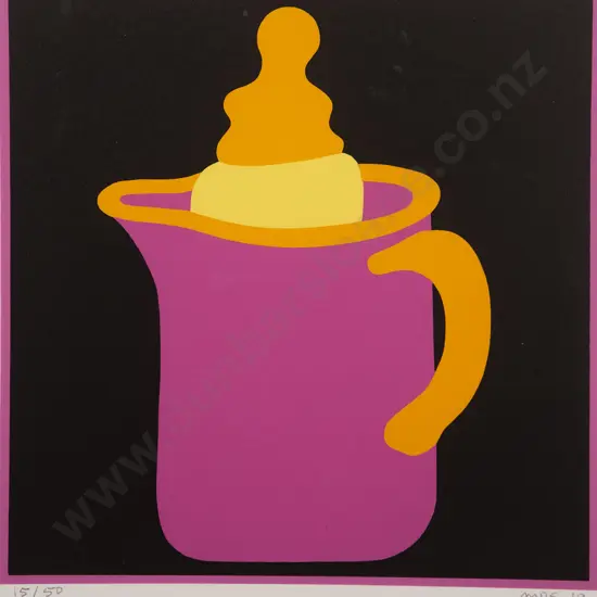 Michael Smither (b 1939) - Baby Bottle In Pink Jug