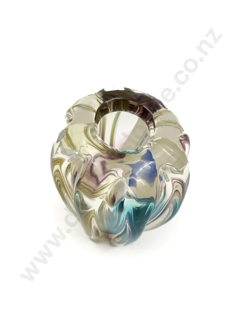 Mid C20th Murano Art Glass Vase Image 1++