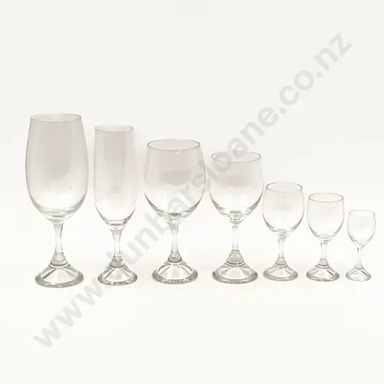 Large Quantity of Assorted Stemmed Glassware