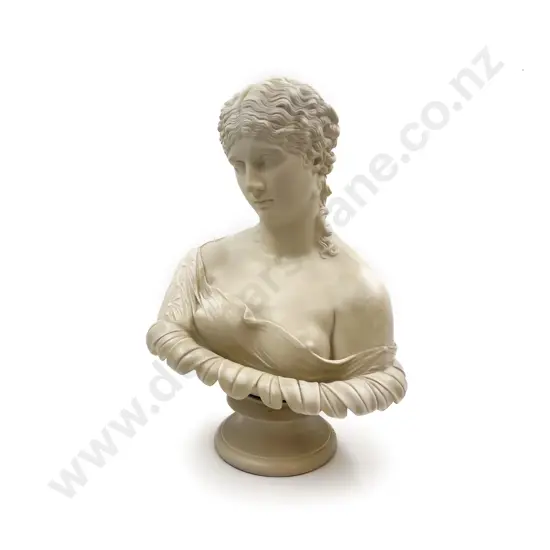 Art Union of London Parian Ware Bust of Clytie