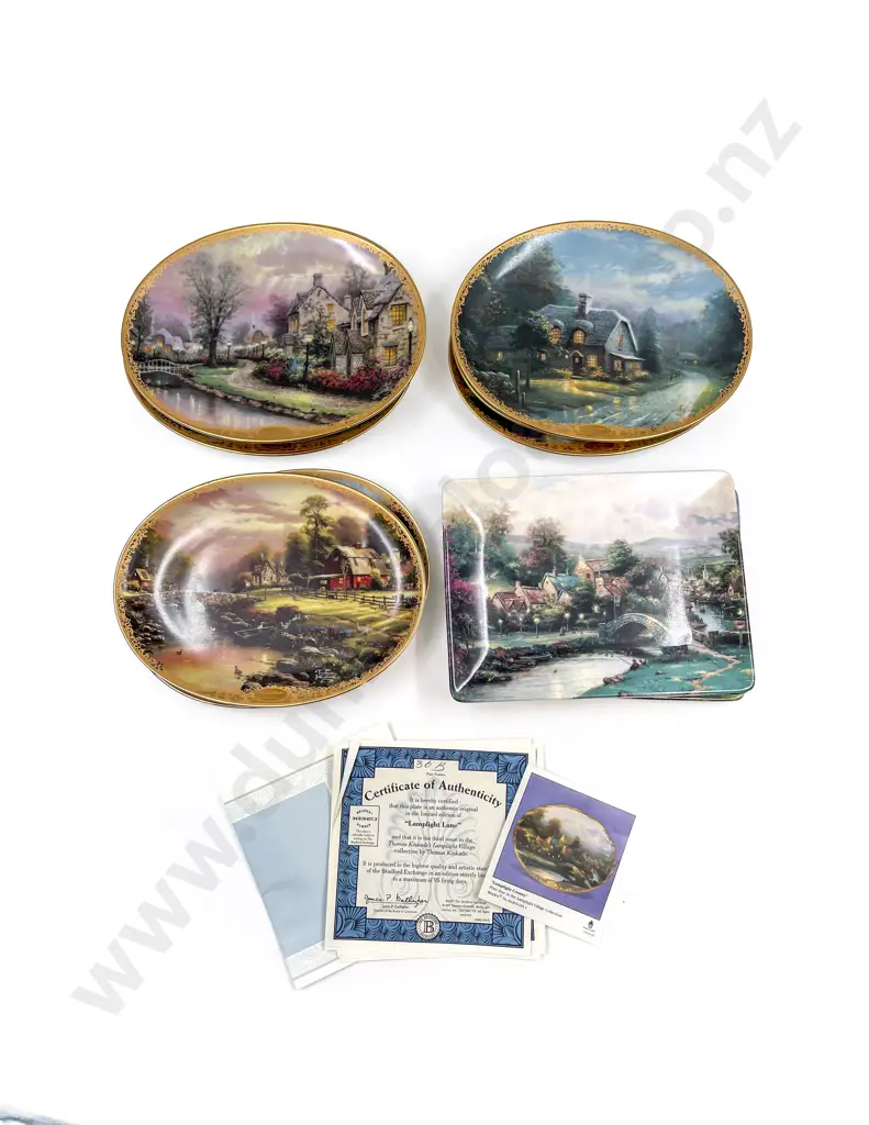 Eleven "The Bradford Exchange" Commemorative Plates Image 1++