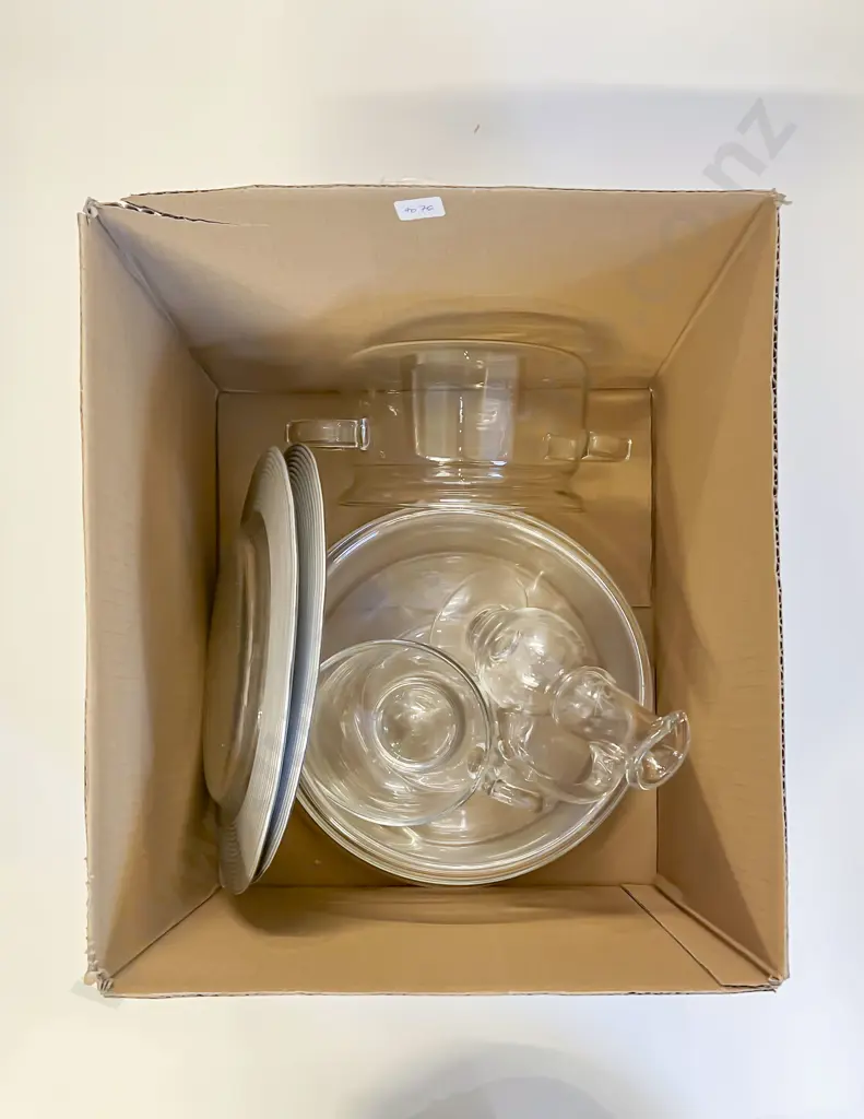 Two Boxes of Assorted Glass Ware Image 1++