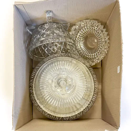 Two Boxes of Assorted Glass Ware