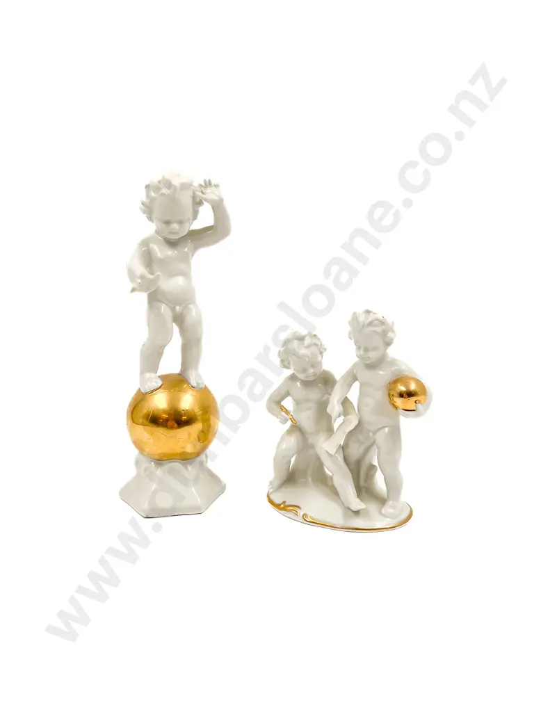 German Porcelain Figure Group and Other Image 1++