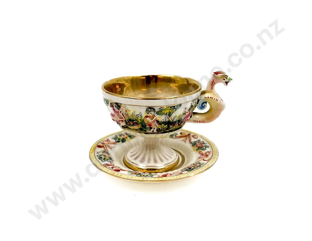 Capodimonte Fancy Cup and Saucer Image 1++