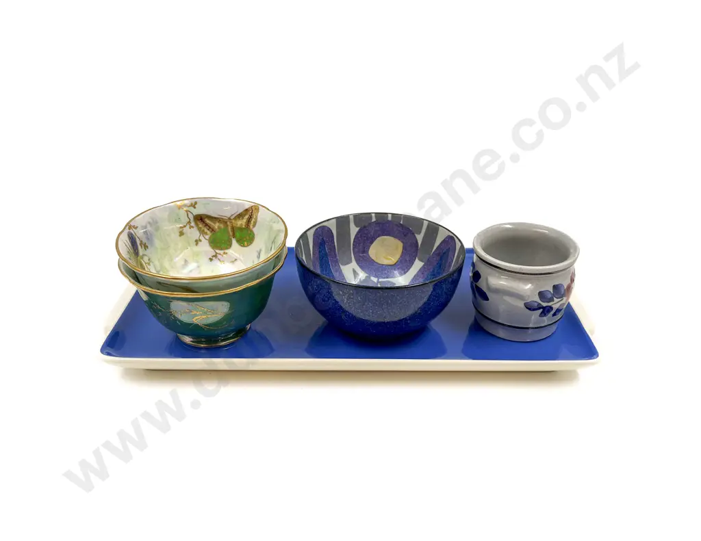 Small Royal Copenhagen Bowl together with Two Small Aynsley Butterfly Bowls Image 1++