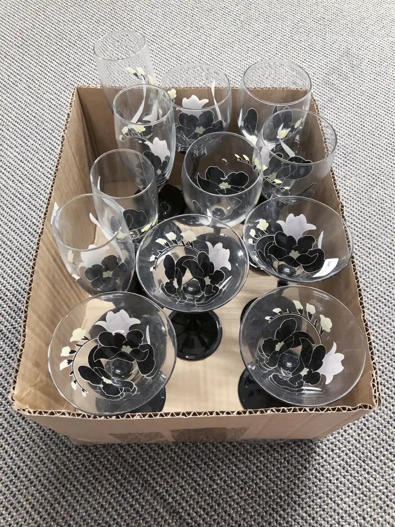 Three Boxes of Assorted Glassware Image 1++