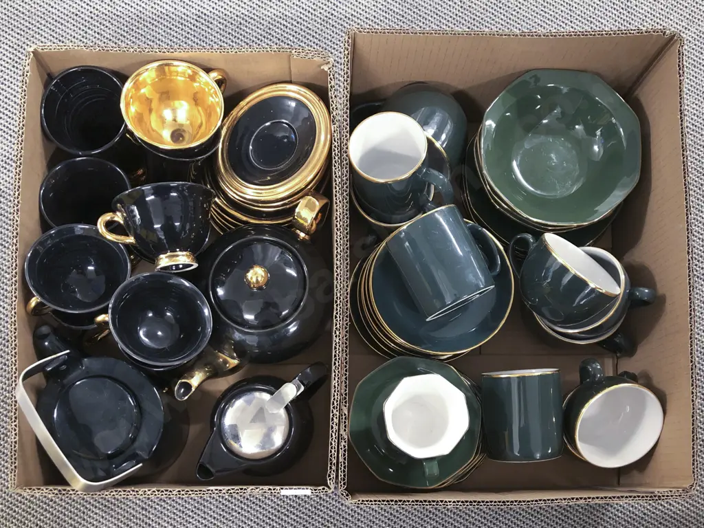 Two Boxes of Assorted Kitchen Crockery & China Image 1++