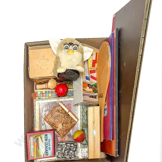 Two Boxes of Assorted Vintage Toys & Games etc