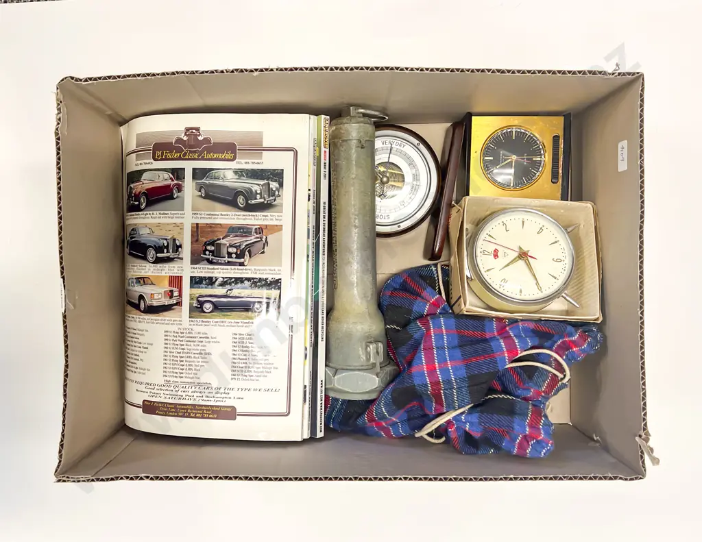 Box Quantity of Assorted incl Barometer & Retro Clock Image 1++