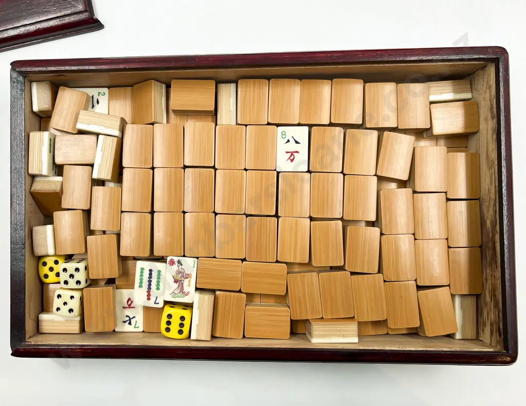 Vintage Mahjong Set Image 1++