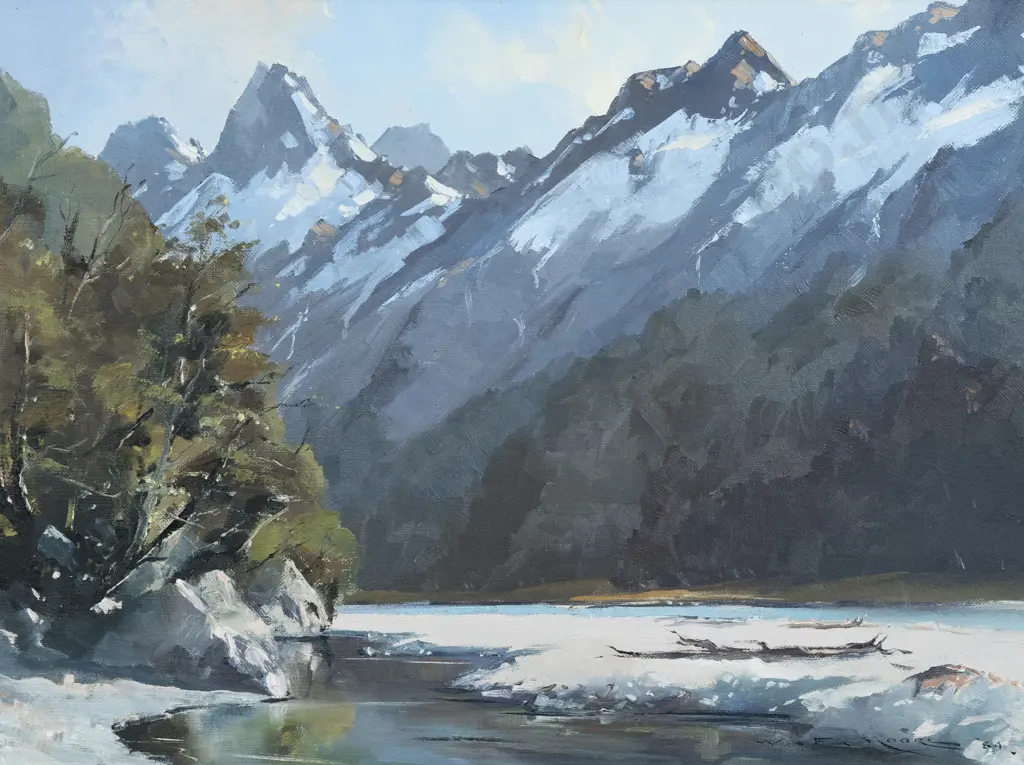 W F Moore (1934 - 2020) - River Pool Image 1++