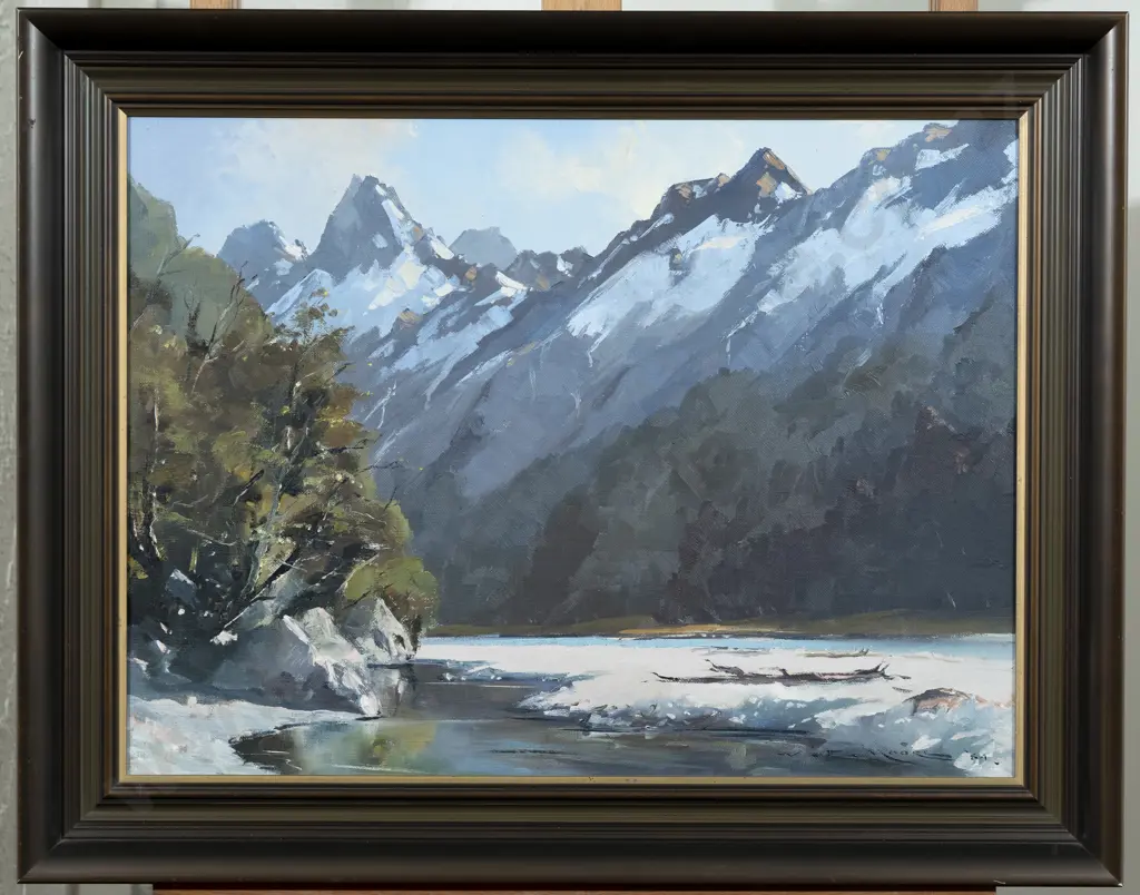 W F Moore (1934 - 2020) - River Pool Image 1++