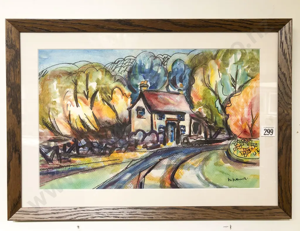 L. Lewis - "Antigua Boat Sheds Image 1++