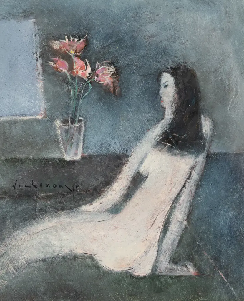 Unknown Artist - Two Nude Studies Image 1++