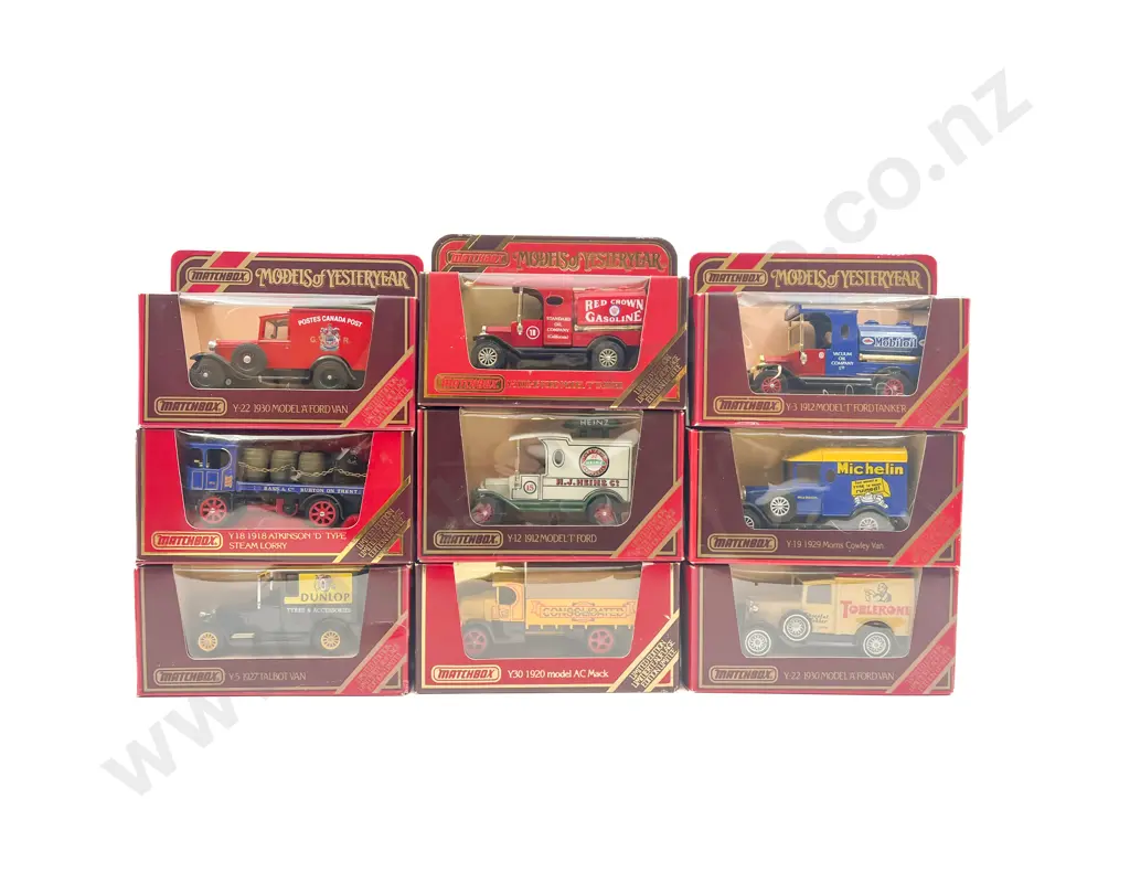 Nine Models of Yesteryear Ltd Ed Red Window Boxed Models Image 1++
