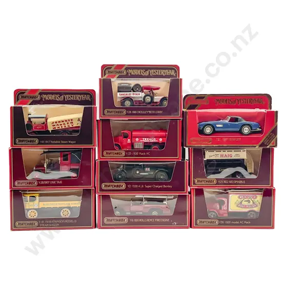 Ten Models of Yesteryear Red Window Boxed Models