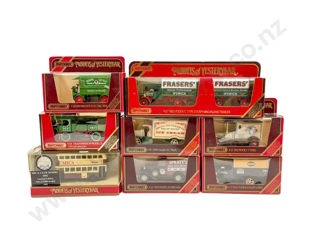 Eight Models of Yesteryear Ltd Ed Window Red Boxed Models Image 1++