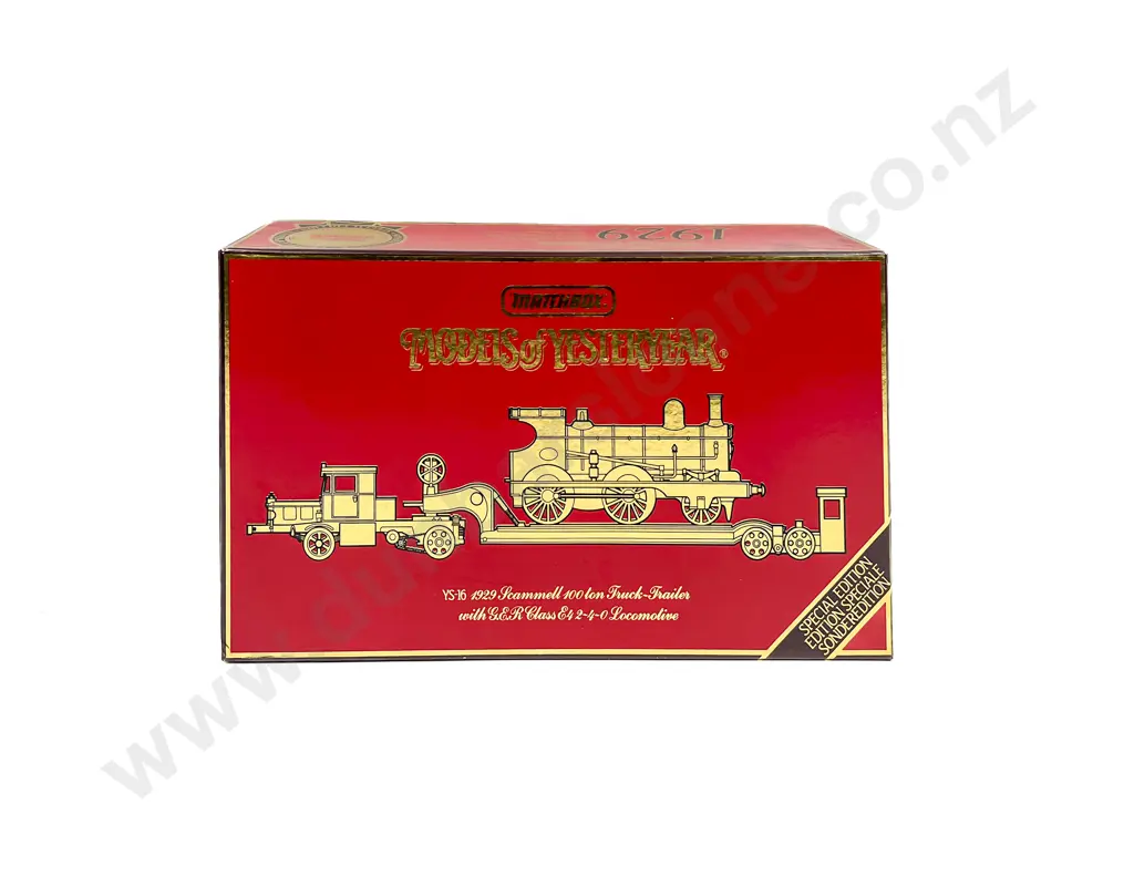 Models of Yesteryear YS-16 1929 Scammell Truck with Locomotive Image 1++