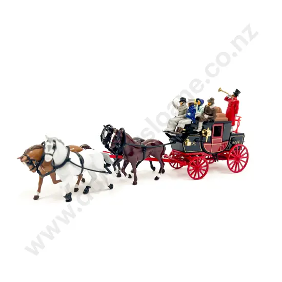 Model of Yesteryear 1820 Passenger Coach and Horses