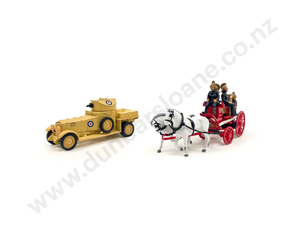 Models of Yesteryear YS-46 1880 Fire Engine and YS48 1920 RR Armoured Car Image 1++
