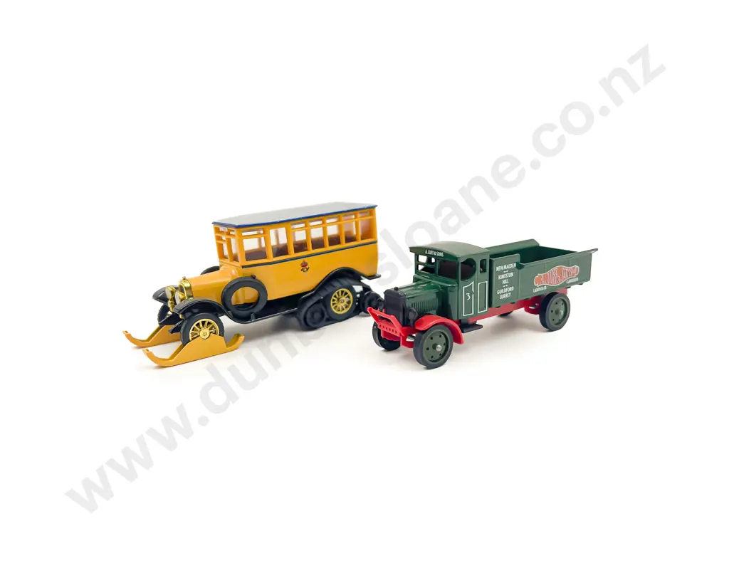 Models of Yesteryear Y-16 1923 Post Bus and Y-9 1920 Leyland Lorrie Image 1++