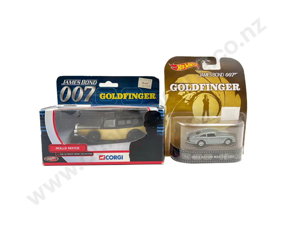 Boxed Corgi 007 Gold finger RR and Hot Wheels 1963 Aston Martin Image 1++
