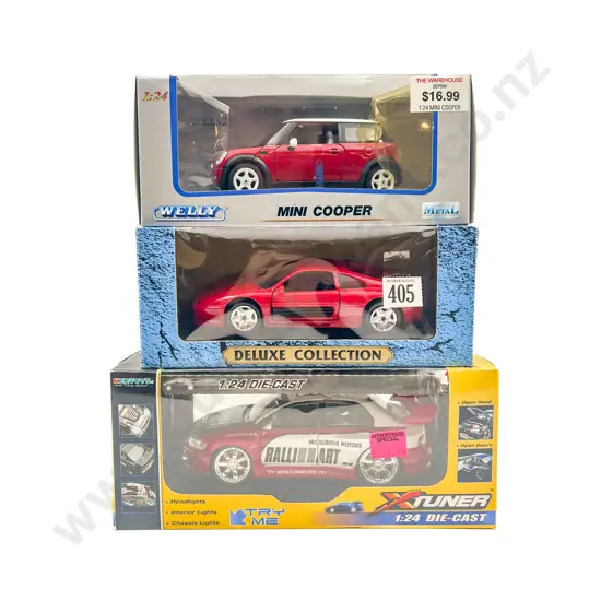 Three 1-24 Scale Models