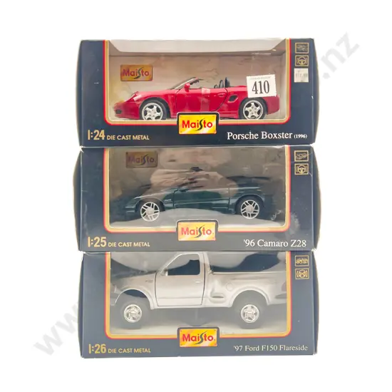 Three Maisto 1-24 Scale Models