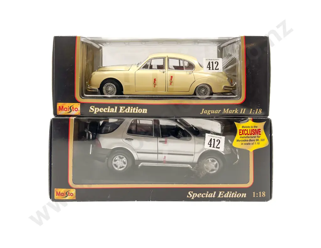 Two Maisto 1-18 Scale Models Image 1++