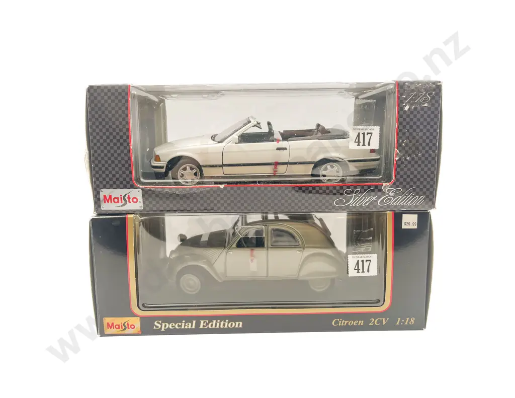 Two Maisto 1-18 Scale Models Image 1++