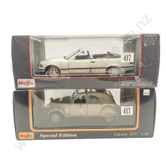 Two Maisto 1-18 Scale Models