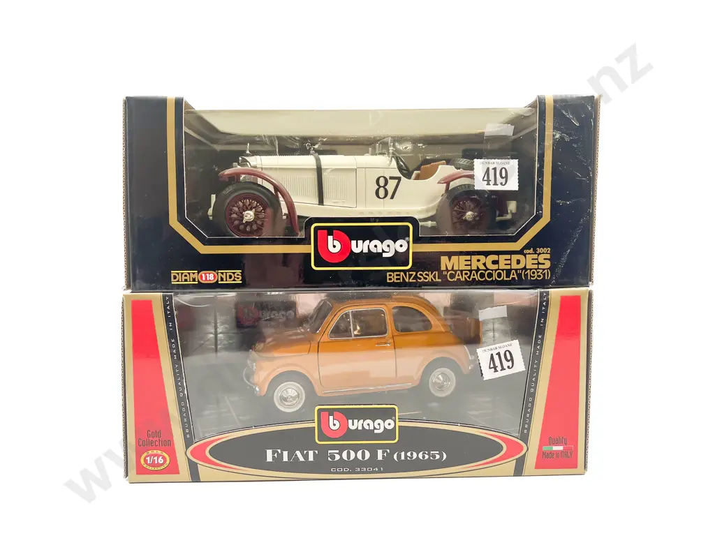 Two Burago 1-18 Scale Models Image 1++