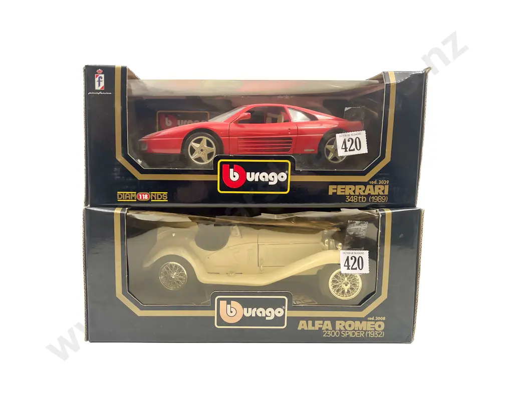 Two Burago 1-18 Scale Models Image 1++
